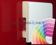 H=6cm WYBRANY kolor RAL lub NCS, lakier półmat, listwa przypodłogowa z MDF - 6/1 - kolor na zamówienie