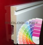 H=10cm WYBRANY kolor RAL lub NCS, lakier półmat, listwa przypodłogowa z MDF - 10/5 - kolor na zamówienie