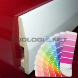 H=10cm WYBRANY kolor RAL lub NCS, lakier półmat, listwa przypodłogowa z MDF - 10/6 - kolor na zamówienie