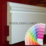 H=12cm WYBRANY kolor RAL lub NCS, lakier półmat, listwa przypodłogowa z MDF - 12/1 - kolor na zamówienie