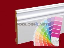 H=15cm WYBRANY kolor RAL lub NCS, lakier półmat, listwa przypodłogowa z MDF - 15/2 - kolor na zamówienie