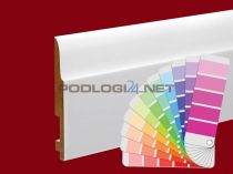 H=15cm WYBRANY kolor RAL lub NCS, lakier półmat, listwa przypodłogowa z MDF - 15/3 - kolor na zamówienie