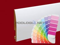 H=15cm WYBRANY kolor RAL lub NCS, lakier półmat, listwa przypodłogowa z MDF - 15/5 - kolor na zamówienie