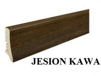 ◊ H=6cm JESION Kawa lakier półmat, listwa przypodłogowa fornirowana - P20, DŁ=2,20m - tylko od 10szt